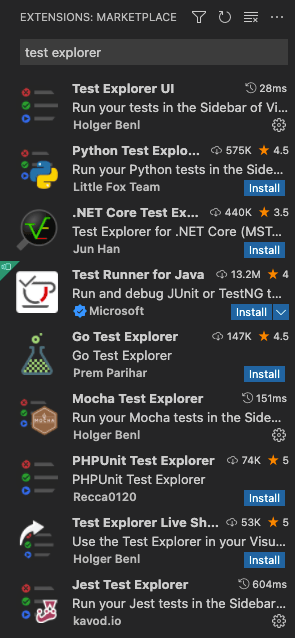 install-test-explorer-ui